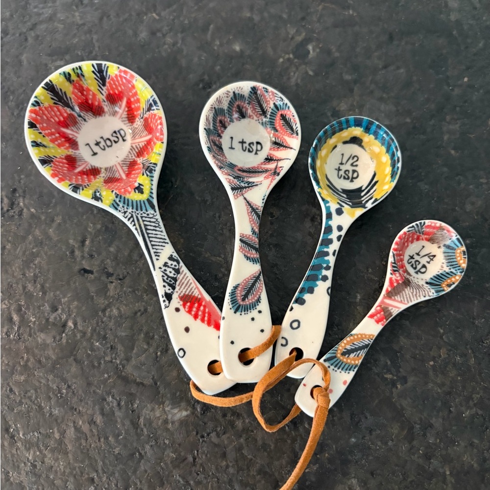Colorful Porcelain Measuring Spoon Set